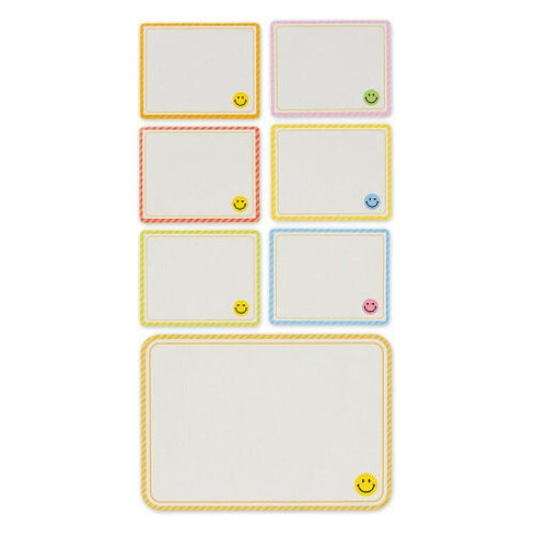 NB Co., Ltd Japan SMILEY FACE Colored Paper Flake Sticker Paper Stickers Color Flake Seals Embellishment Stickers | 2564105