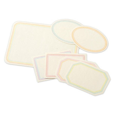 NB Co., Ltd Japan ART DECO Colored Paper Flake Sticker Paper Stickers Color Flake Seals Embellishment Stickers | 2564107