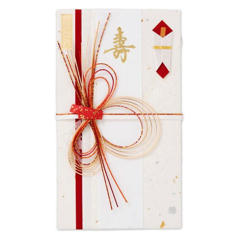 Japan GRACEFUL RED Money Envelope Kotobuki-kin Seal Cash Envelope Gift Envelope