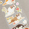 NB Co., Ltd Japan CAT KITTEN Sticker Gold Foil Sticker Planner Stickers Craft Stickers Embellishment Stickers | 2494134