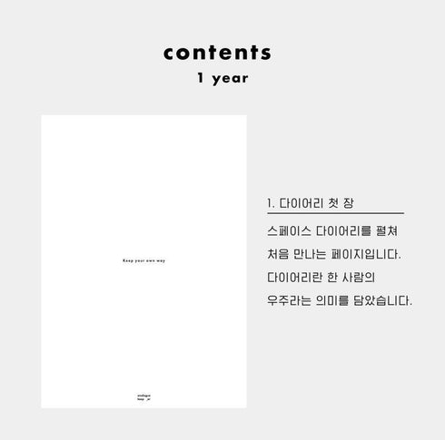 Analogue Keepers B6 ONE YEAR SPACE Diary Planner Undated Planner Undated Bujo Planner 100gsm Diary Freestyle Planner | 160 Pages 128 X 183mm