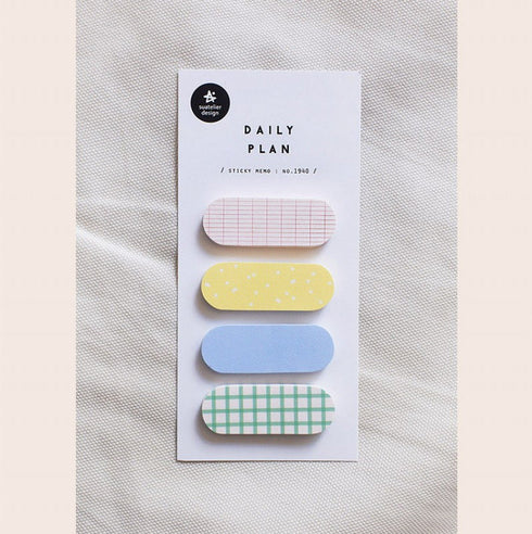 Suatelier STCIKY NOTE STRIPS Planner Sticky Notes Monthly Schedule List Sticky Notes Schedule Sticky Notes Weekly Planning List | 1940