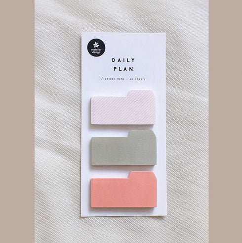 Suatelier INDEX STICKY NOTE Strips Planner Sticky Notes Monthly Schedule List Sticky Notes Schedule Sticky Notes Weekly Planning | 1941