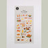 Suatelier FOOD TRIP #6 PVC Hot Dogs Corn Dogs Platters Transparent Stickers Planner Stickers Food Stickers | 1146