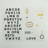 Suatelier LOVE LIKE PVC Transparent Stickers Planner Stickers Alphabet Stickers Letter Stickers Symbol Stickers Love Sticker | 1056