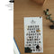 Suatelier LOVE LIKE PVC Transparent Stickers Planner Stickers Alphabet Stickers Letter Stickers Symbol Stickers Love Sticker | 1056