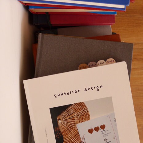 Suatelier MOCHA DOT Translucent Planner Stickers Plain Shapes 43 Round Translucent Stickers | 1647