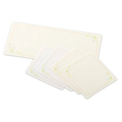 NB Co., Ltd Japan FLORAL FRAMES Colored Paper Flake Sticker Paper Stickers Color Flake Seals Embellishment Stickers | 2564101