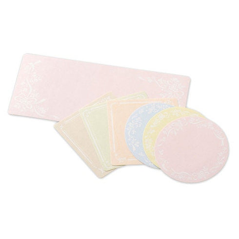 NB Co., Ltd Japan FLORAL CATROUCHE Colored Paper Flake Sticker Paper Stickers Color Flake Seals Embellishment Stickers | 2564102