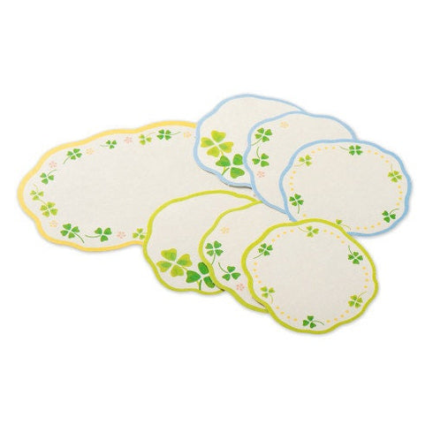 NB Co., Ltd Japan CLOVER LUCK St. Patrick's Day Colored Paper Flake Sticker Paper Stickers Color Flake Seals Embellishment Stickers | 2564110