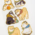 NB Co., Ltd Japan SHIBA INU Dog Sticker Gold Foil Sticker Planner Stickers Craft Stickers Embellishment Stickers | 5024115