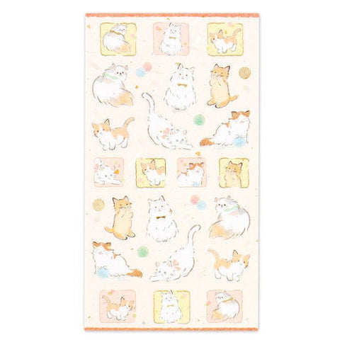 NB Co., Ltd Japan CAT KITTEN Sticker Gold Foil Sticker Planner Stickers Craft Stickers Embellishment Stickers | 5074149