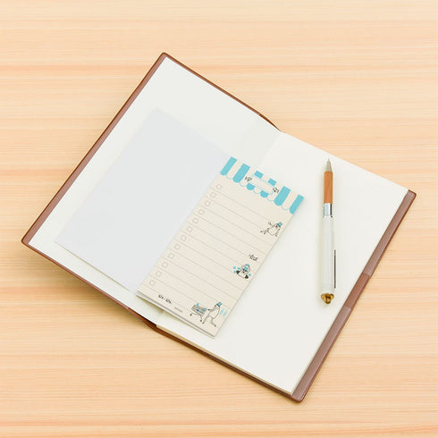 Midori OJISAN LARGE STICKY Note Ojisan Checklist Ojisan To Do List Sticky Notes Midori Sticky Note | 128 X 66mm 24 Sheets