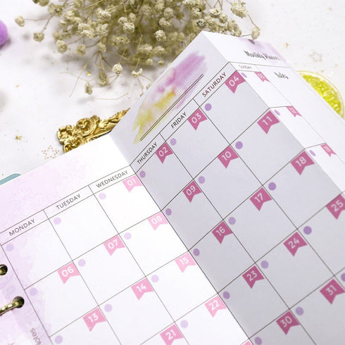 Pastel TRANSPARENT FLAG DATE Stickers Planner Stickers Day Stickers Bujo Stickers Focus Sticker Pastel Stickers | 8 X 9mm 420 Pcs