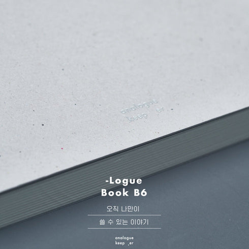 Analogue Keepers B6 STONE LOGUE Book 2.5mm GRID Planner Undated Planner Daily Planner 100gsm Dairy Freestyle Notebook | 192 Pages