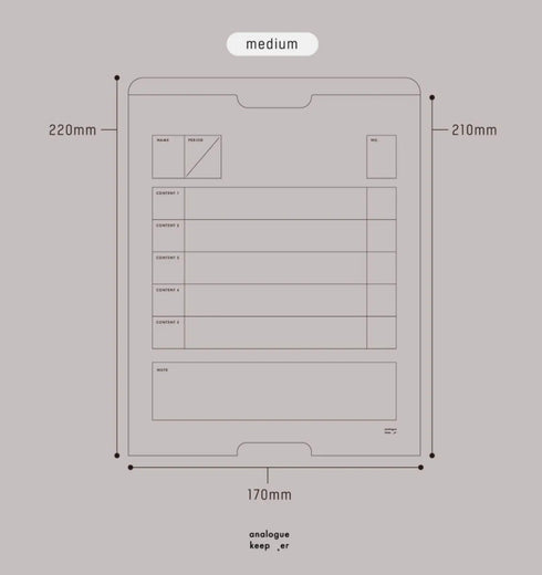 Analogue Keepers SMALL PAPER FILE Note Storage Money Storage Envelope Storage Storage Envelope Letter Storage Paper Storage Receipt Storage