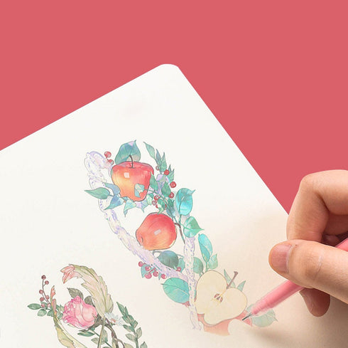 Languo Morandi SWEET SET Color Gel 9 Pen Set 0.5mm Black Out Planning Milky gel Pen Set Fine Point Set | D0221