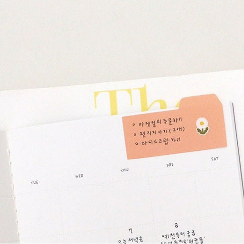 Suatelier INDEX STICKY NOTE Strips Planner Sticky Notes Monthly Schedule List Sticky Notes Schedule Sticky Notes Weekly Planning | 1941