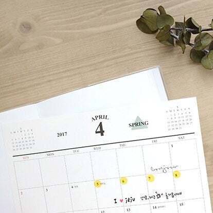 Suatelier DOT Translucent Planner Stickers Plain Shapes 01 Round Translucent Stickers | 1605