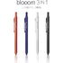 Ohto Blooom FADE RED 3-in-1 Multi-Functional Pen Multi-Pen 3 in 1 Pen Refillable Pen Pencil Refill Refillable Pen Metal Pen | MF-25B3