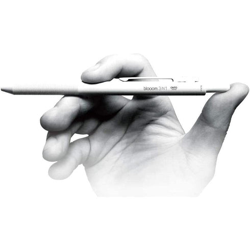 Ohto Blooom FADE RED 3-in-1 Multi-Functional Pen Multi-Pen 3 in 1 Pen Refillable Pen Pencil Refill Refillable Pen Metal Pen | MF-25B3