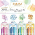 Zebra Sarasa WHITE CLOVER Flower Bouquet Limited Edition Flower Series Five Pen Set Flower Pen Set Bouquet Pen Set 0.5mm | JJ15-WCL-5C