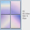 Korean GRADIENT BLANK MEMO Notepads Blank Notepad Checkered Notepad Grid Notepad Horizontal Rule Notepad 100gsm Notepad | 100 X 140mm 50 Sht