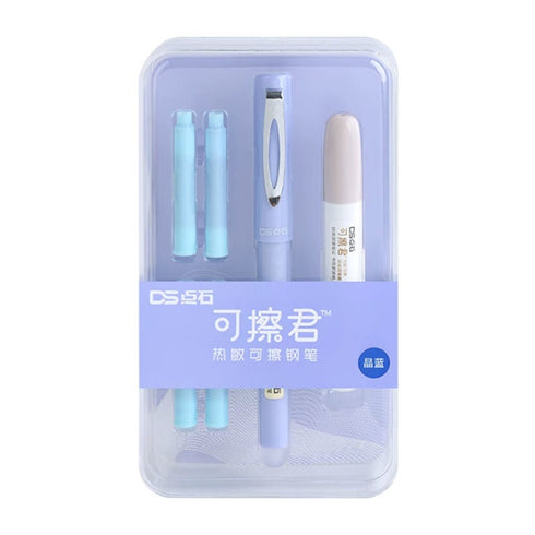 Dianshi PISTACHIO ERASABLE 0.5mm Fountain Pen Peach Barrel Deluxe Foutain Pen Set Erasable Fountain Pen Fine Nib | DS-997