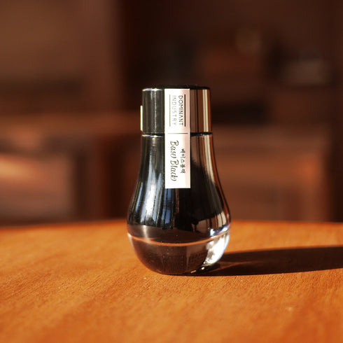 Dominant Industry Ink BASE BLACK Standard Fountain Pen Ink Handmade Dip Pen Ink Hand Crafted Bottle Ink | 25ml