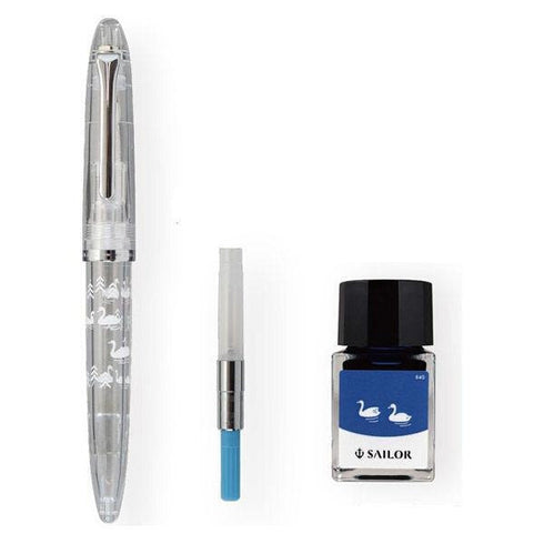 Sailor 1911 SWAN LIMITED Edition Profit Junior +10 Harappa Fountain Pen Set Panda Fountain Pen Fine/Medium Nib | 10-0336-302