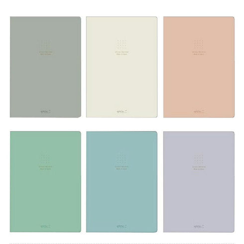 Midori A5 WHITE RING Color DOT Grid 5mm Notebook Color Pages A5 Notebook Foil Stamped Dot Grid Notebook 5mm Dot Grid | 15334006 120 Pages