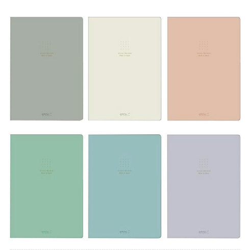 Midori A5 GREEN RING Color DOT Grid 5mm Notebook Color Pages A5 Notebook Foil Stamped Dot Grid Notebook 5mm Dot Grid | 15334006 120 Pages