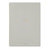 Midori A5 WHITE RING Color DOT Grid 5mm Notebook Color Pages A5 Notebook Foil Stamped Dot Grid Notebook 5mm Dot Grid | 15334006 120 Pages