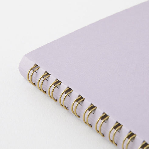 Midori A5 PURPLE RING Color DOT Grid 5mm Notebook Color Pages A5 Notebook Foil Stamped Dot Grid Notebook 5mm Dot Grid | 15334006 120 Pages