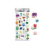 Kamio Japan Stickers GEMS MINERAL Ore Crystals Adult Visual Dictionary Gems Crystals 宝石 鉱物 鉱石 結晶 GOLD Foil Stickers | 700653
