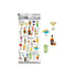 Kamio Japan Stickers COCKTAILS WHISKEY Adult Visual Dictionary Martini Wine Cosmopolitan カクテル ウイスキー マティーニ ワイン GOLD Foil Stickers | 721380