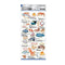 Kamio Japan Stickers DEEP SEA Life Adult Visual Dictionary Angler Fish Giant Squid Mantis Shrimp 深海 アンコウ ダイオウイカ GOLD Foil Stickers | 721387