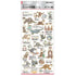 Kamio Japan Stickers OTTERS Life Adult Visual Dictionary River Otter Sea Otter Baby Otters リバーラッコ ラッコ ベビーラッコ GOLD Foil Stickers | 721388