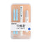Dianshi WHITE ERASABLE 0.5mm Fountain Pen White Barrel Deluxe Foutain Pen Set Erasable Fountain Pen Fine Nib | DS-997