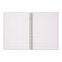 Midori A5 PURPLE RING Color DOT Grid 5mm Notebook Color Pages A5 Notebook Foil Stamped Dot Grid Notebook 5mm Dot Grid | 15334006 120 Pages