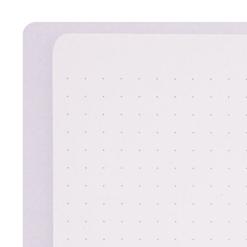 Midori A5 PURPLE RING Color DOT Grid 5mm Notebook Color Pages A5 Notebook Foil Stamped Dot Grid Notebook 5mm Dot Grid | 15334006 120 Pages