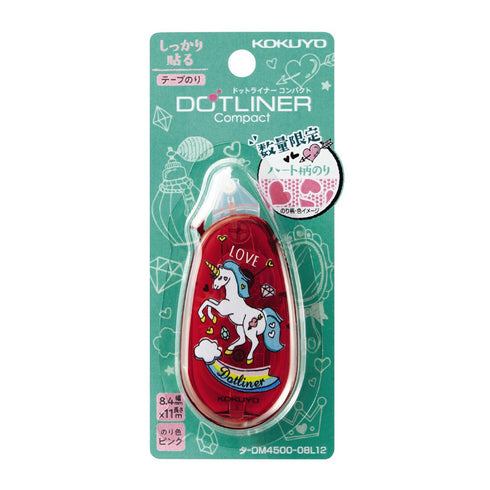 FILM MUSTACHE Kokuyo Campus Pop Art Limited Edition Series DOTLINER Refillable Glue Tape Photo Glue Acid-Free Glue | DM4500-08L