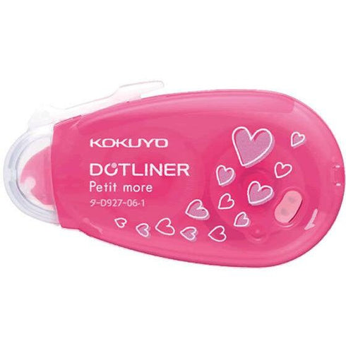 PINK Kokuyo Campus PetitMore Jelly Limited Edition Series DOTLINER Refillable Glue Tape Photo Glue Acid-Free | D927-06