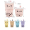PURPLE TARO Milk Tea Boba Retractable Standing Pen Case Pencil Case Retractable Case Storage Case Pencil Case | 170mm X 120mm X 60mm X 45mm
