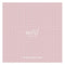 Shell PINK Nakabayashi Watashi No Sobani W/U Series Color Paper 5mm Grid Sticky Note 70 gsm 30 Sheets | WU-FSTN-S 98mm X 98mm 4" Square