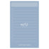 Powder BLUE Nakabayashi Watashi No Sobani W/U To Do List Color Paper 5mm Grid Sticky Note 70 gsm 30 Shts | WU-FSTN-R 60mm X 98mm 2.5 X 3.8"