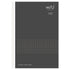 Smoky BLACK B6 Nakabayashi Watashi No Sobani W/U 5mm Grid Notebook 70 gsm 40 Sheets | WU-B601 182mm X 128mm