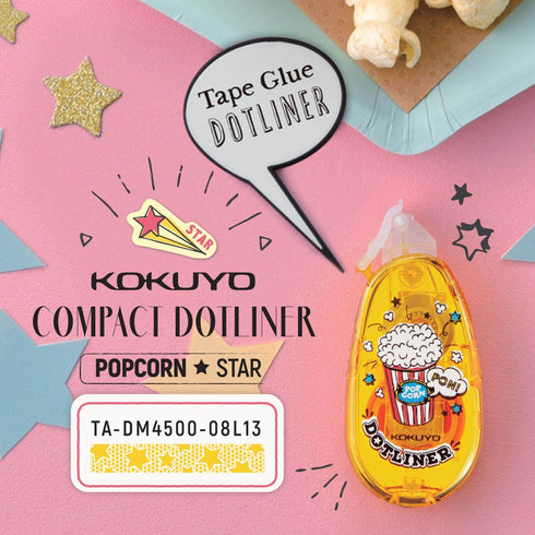 UFO SATURN Kokuyo Campus Pop Art Limited Edition Series DOTLINER Refillable Glue Tape Photo Glue Acid-Free Glue | DM4500-08L