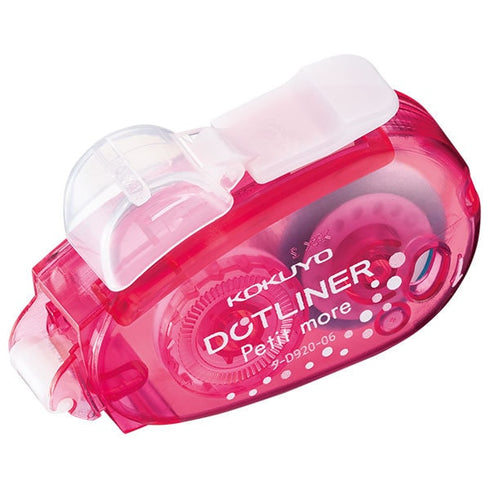 PINK Kokuyo Campus PetitMore Strong Adhesive DOTLINER Refillable Glue Tape Photo Glue Acid-Free | D920-06