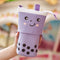 PURPLE TARO Milk Tea Boba Retractable Standing Pen Case Pencil Case Retractable Case Storage Case Pencil Case | 170mm X 120mm X 60mm X 45mm
